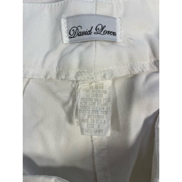 David Loren size 8 women’s white dress pants - Picture 4 of 5